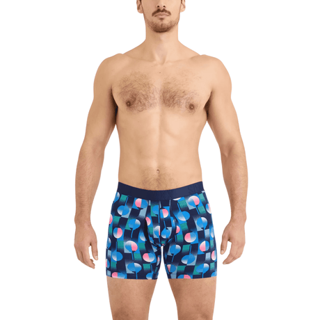 SAXX Mens DropTemp Cooling Cotton Boxer Brief Patterns