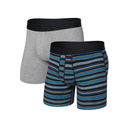 SAXX Mens Droptemp Cooling Cotton Boxer Brief Fly 2-Pack
