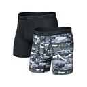 SAXX Quest Quick-Dry Mesh Boxer Brief Fly 2-Pack