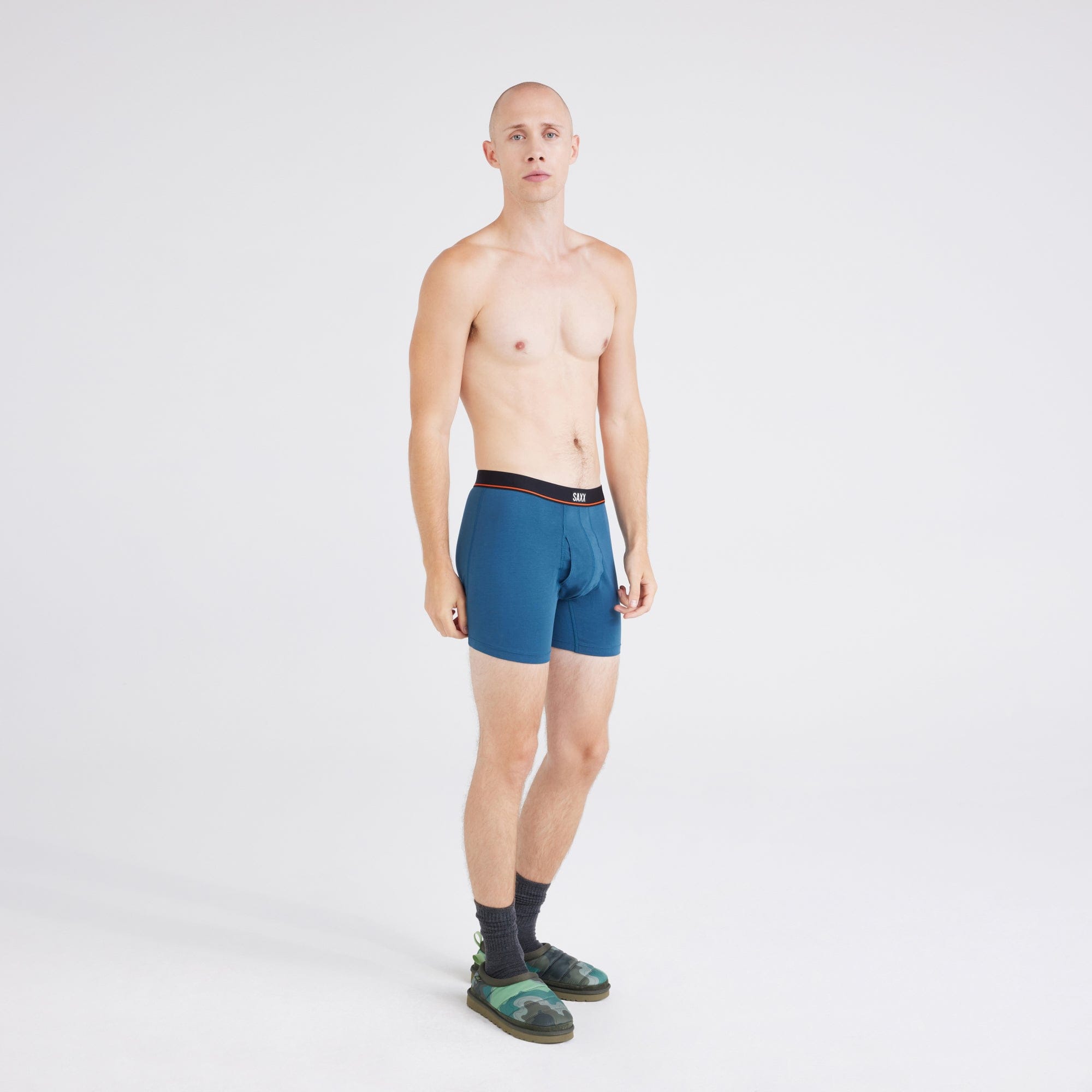 SAXX Mens Non-Stop Stretch Cotton Boxer Briefs 2-Pack  - 