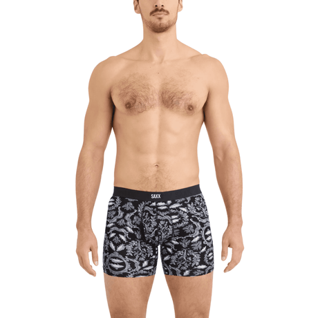 SAXX Mens Vibe Xtra Soft Comfort Boxer Brief 2-Pack Patterns
