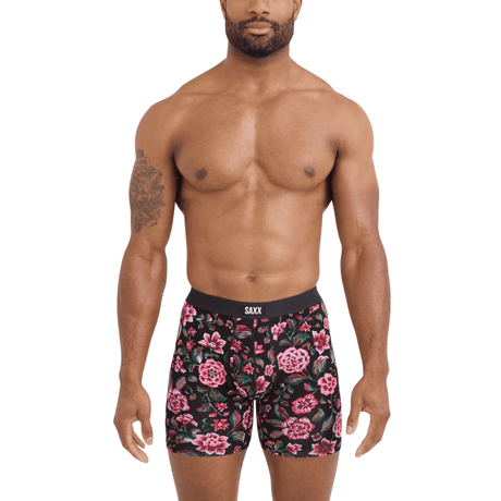SAXX Mens Vibe Xtra Soft Comfort Boxer Brief 2-Pack Patterns