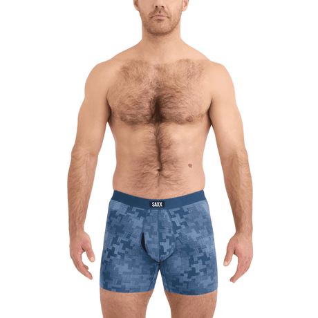 SAXX Mens Vibe Xtra Soft Comfort Boxer Brief 2-Pack Patterns