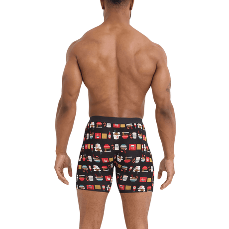 SAXX Mens Vibe Xtra Soft Comfort Boxer Brief 2-Pack Patterns