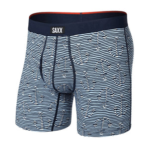 SAXX Vibe Xtra Soft Comfort Boxer Brief  -  Small / Anchor Stripe - Blue