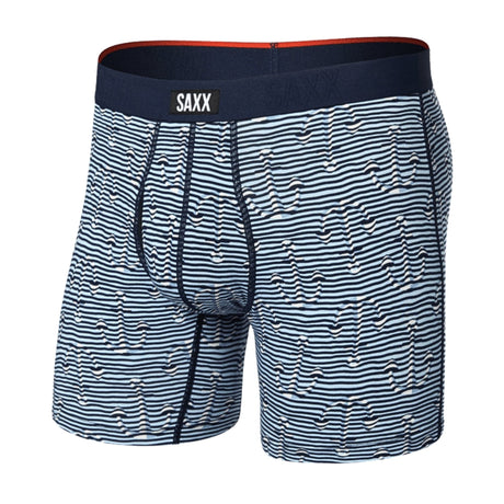 SAXX Vibe Xtra Soft Comfort Boxer Brief  -  Small / Anchor Stripe - Blue