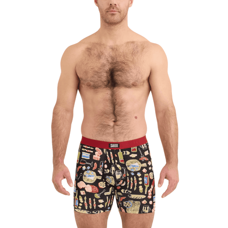 SAXX Mens Vibe Xtra Soft Comfort Boxer Brief Patterns