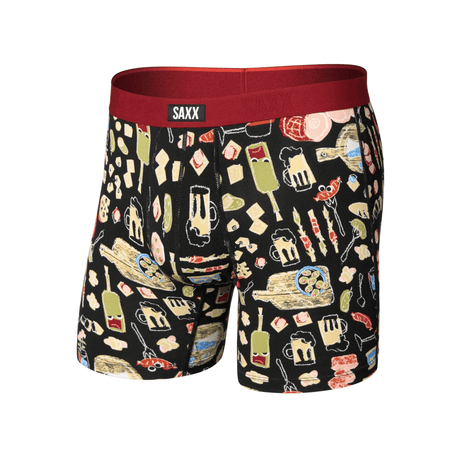 SAXX Mens Vibe Xtra Soft Comfort Boxer Brief Patterns