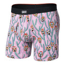 SAXX Mens Vibe Xtra Soft Comfort Boxer Brief Fly - Lucho Libre - Orchid
