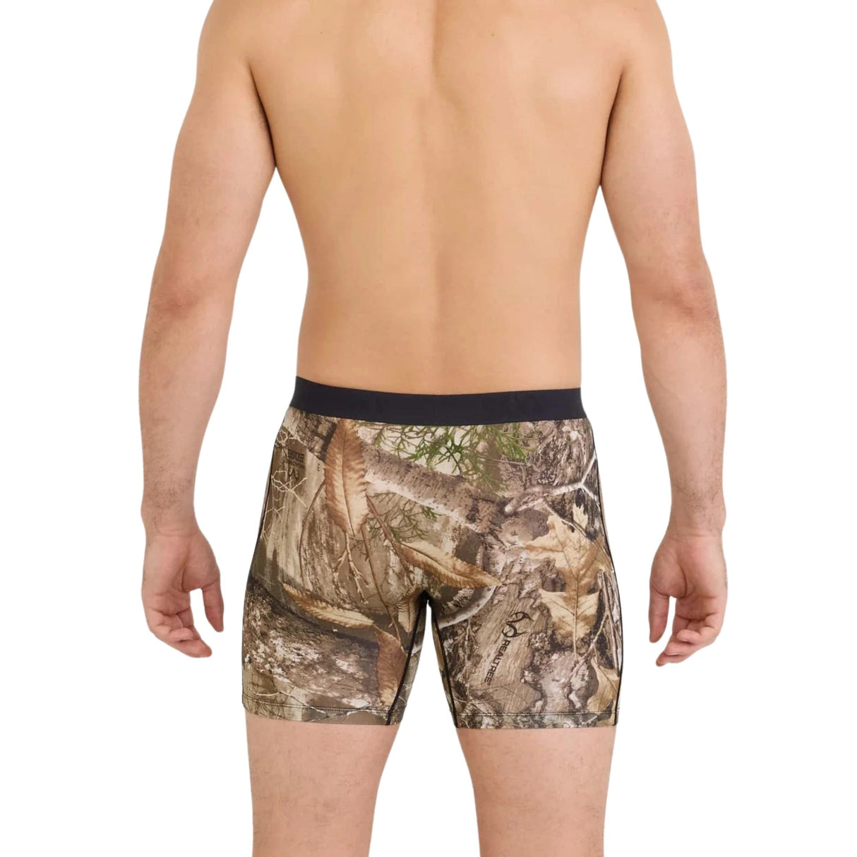 SAXX Mens Vibe Xtra Soft Comfort Boxer Brief Fly - Real Tree Edge - Multi
