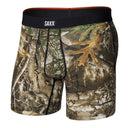 SAXX Mens Vibe Xtra Soft Comfort Boxer Brief Fly - Real Tree Edge - Multi
