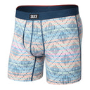 SAXX Mens Vibe Xtra Soft Comfort Boxer Brief Fly - Summer Weave - Multi
