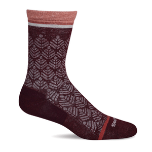 Sockwell Womens Bunion Relief Crew Socks  -  Small/Medium / Cranberry