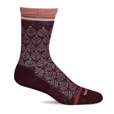 Sockwell Womens Bunion Relief Crew Socks  -  Small/Medium / Cranberry