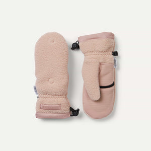Sealskinz Sturston Windproof Sherpa Fleece Convertible Mittens  -  Small / Pink