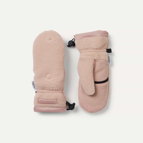 Sealskinz Sturston Windproof Sherpa Fleece Convertible Mittens  -  Small / Pink