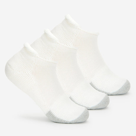 Thorlo Tennis Maximum Cushion Rolltop Socks  -  Medium / White / 3-Pair Pack