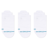 Stance Icon Low Tab 3-Pack Socks  -  Small / White