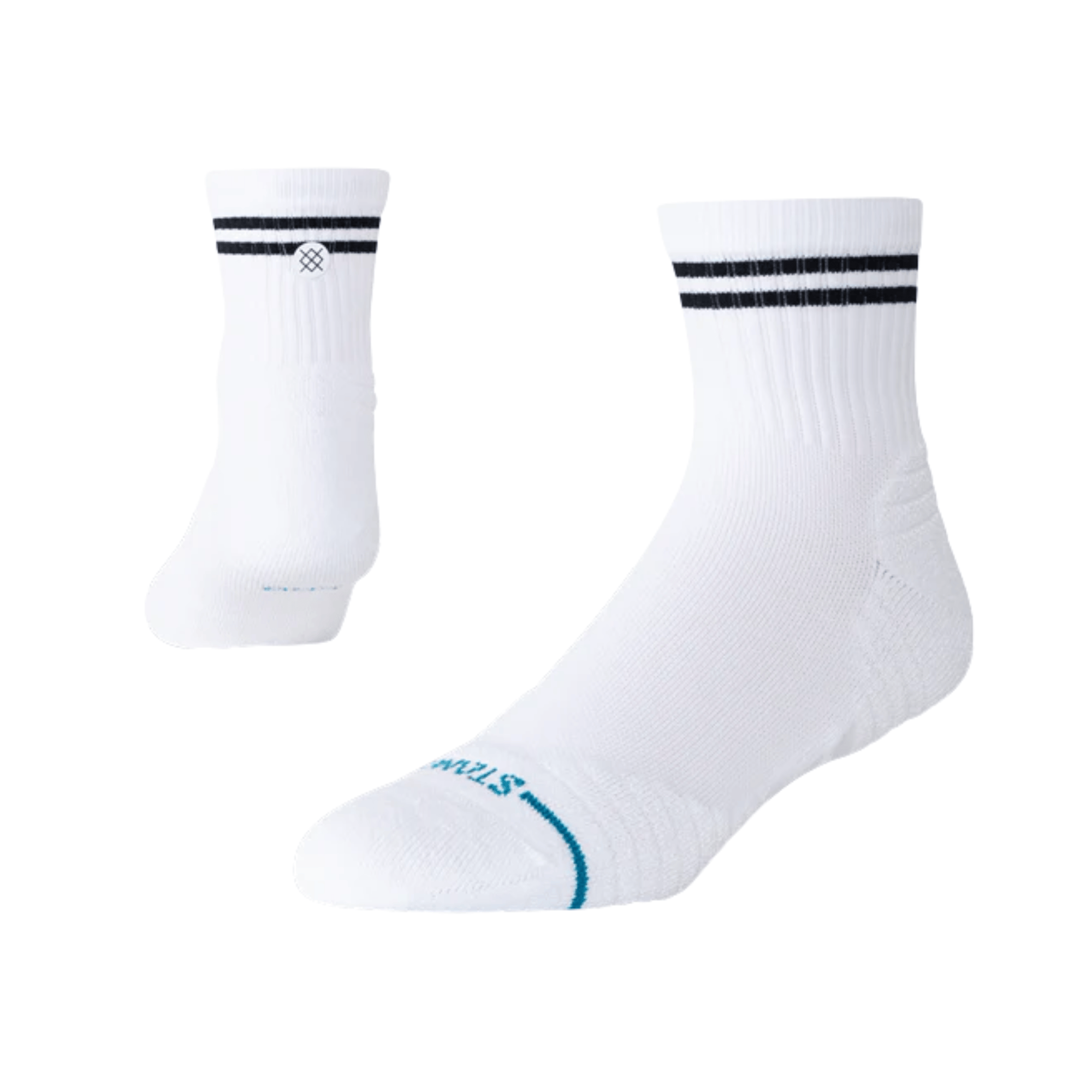 Stance Golf Lined Up Mid Quarter Socks