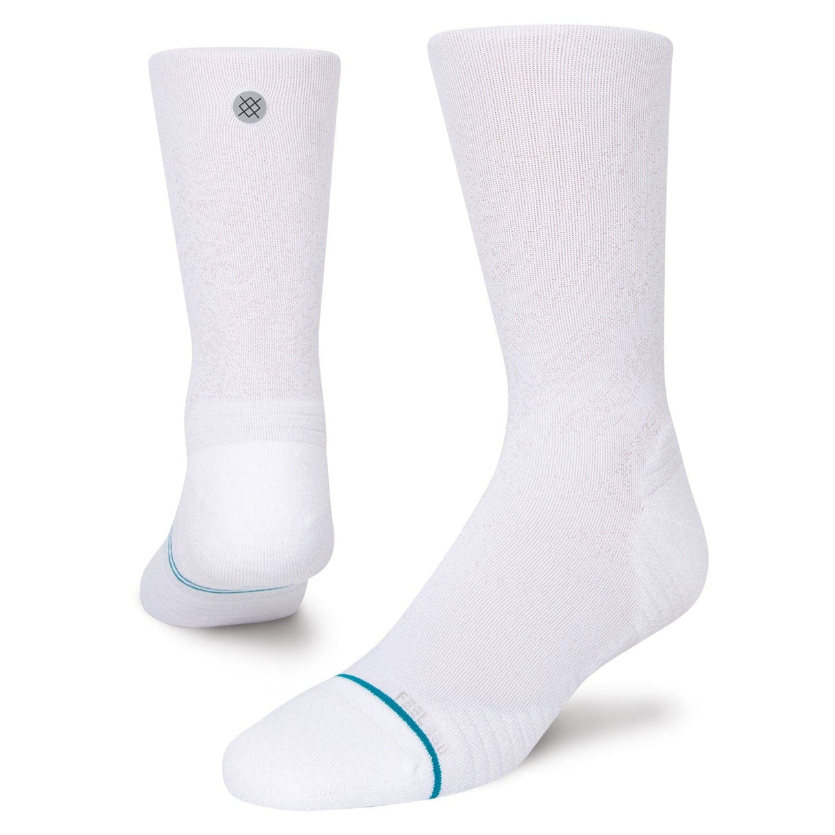 Stance Run Light Crew Socks  -  Medium / White