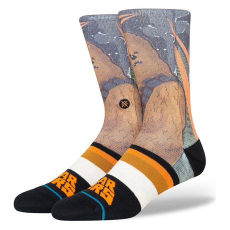 Stance Chewie By Jaz Crew Socks  -  Small / Green