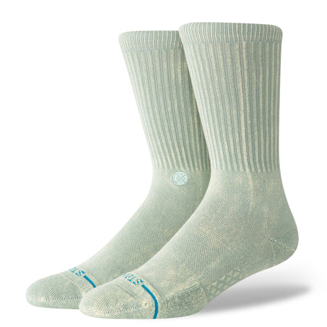 Stance Icon Dyed Crew Socks  -  Medium / Sea Green