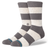 Stance Nep Stripe Crew Socks  -  Medium / Grey
