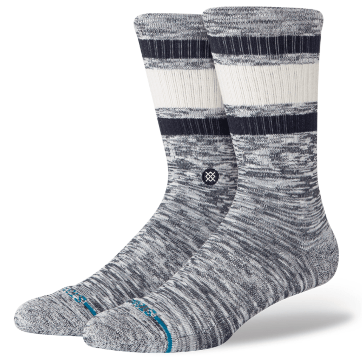 Stance Slub Boyd Crew Socks  -  Medium / Blue