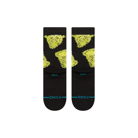 Stance Kids The Grinch Fuzzy Crew Socks  - 