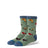 Stance Kids Nature Brawl Crew Socks  -  Large / Green