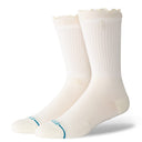 Stance Womens Ruffle Crew Socks  -  Medium / Canvas