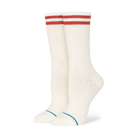 Stance Womens Waffles N Butter Crew Socks  -  Small / Canvas