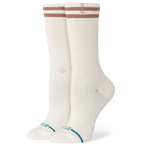 Stance Womens Waffles & Butter Crew Socks  -  Medium / Ivory