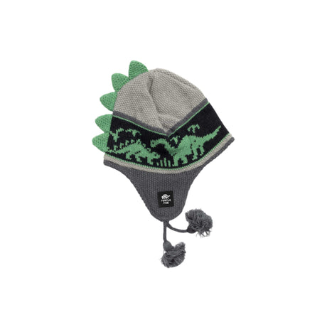 Turtle Fur Kids Dr Dino Beanie  -  One Size Fits Most / Gray
