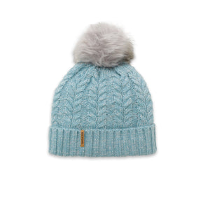 Turtle Fur Womens Ocean Ragg Wool Lexi Hat  -  One Size Fits Most / Blue Mist