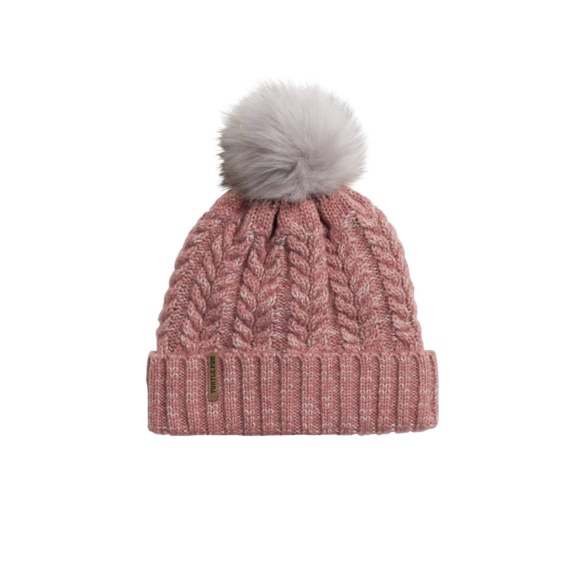Turtle Fur Womens Ocean Ragg Wool Lexi Hat  -  One Size Fits Most / Blush
