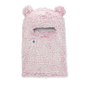 Turtle Fur Kids Bear Balaclava  -  One Size Fits Most / Dusty Rose