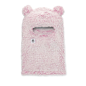 Turtle Fur Kids Bear Balaclava  -  One Size Fits Most / Dusty Rose