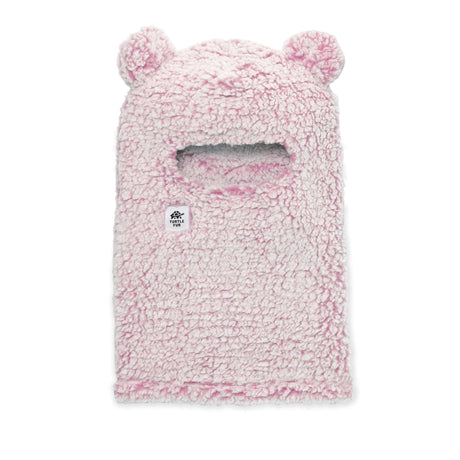 Turtle Fur Kids Bear Balaclava  -  One Size Fits Most / Dusty Rose