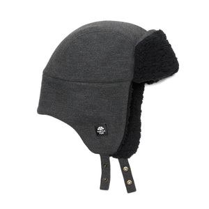 Turtle Fur Comfort Luxe Wabasha Trapper Hat  -  One Size Fits Most / Black