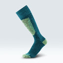 Gordini Mens Ripton Ultralight Over-the-Calf Ski Socks  -  Medium / Teal Citrus