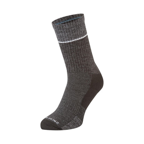 Sealskinz Thurton Solo QuickDry Mid-Length Socks  -  Small / Black/Gray