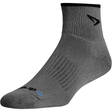 Drymax Trail Run 1/4 Crew Socks  -  Small / Dark Gray/Black