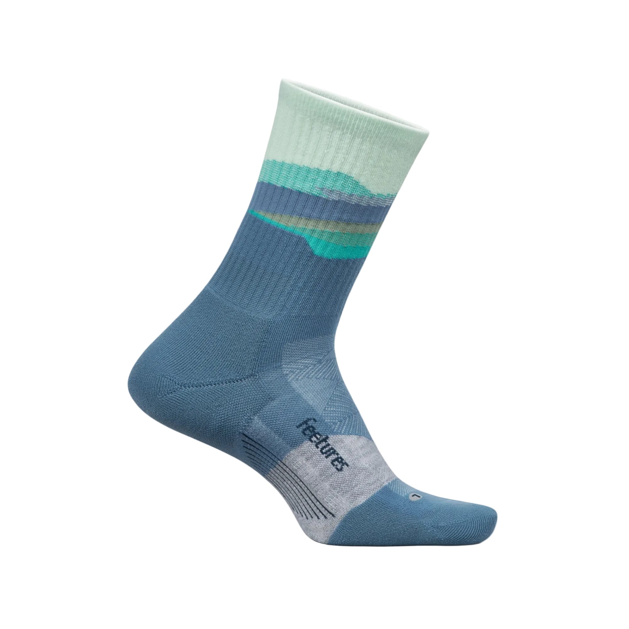 Feetures Trail Max Cushion Mini Crew Socks