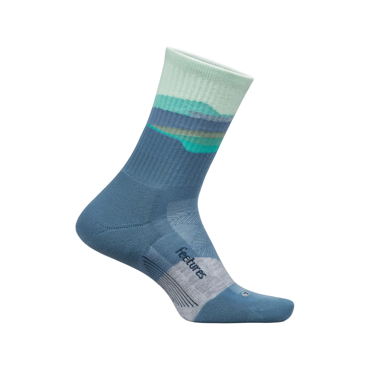 Feetures Trail Max Cushion Mini Crew Socks