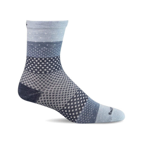 Sockwell Womens Plantar Ease Crew Socks  -  Small/Medium / Bluestone