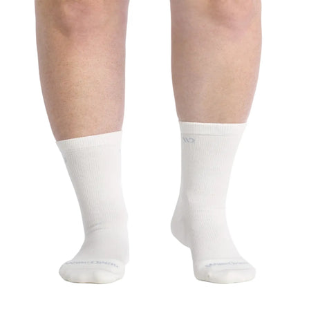 Wide Open Womens Solid Basic Cushioned Crew Socks
