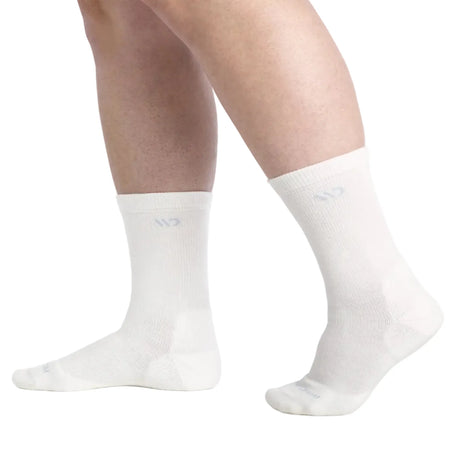 Wide Open Womens Solid Basic Cushioned Crew Socks