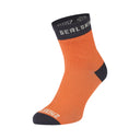 Sealskinz Wretham Waterproof Warm Weather Ankle Length Socks  -  Small / Orange