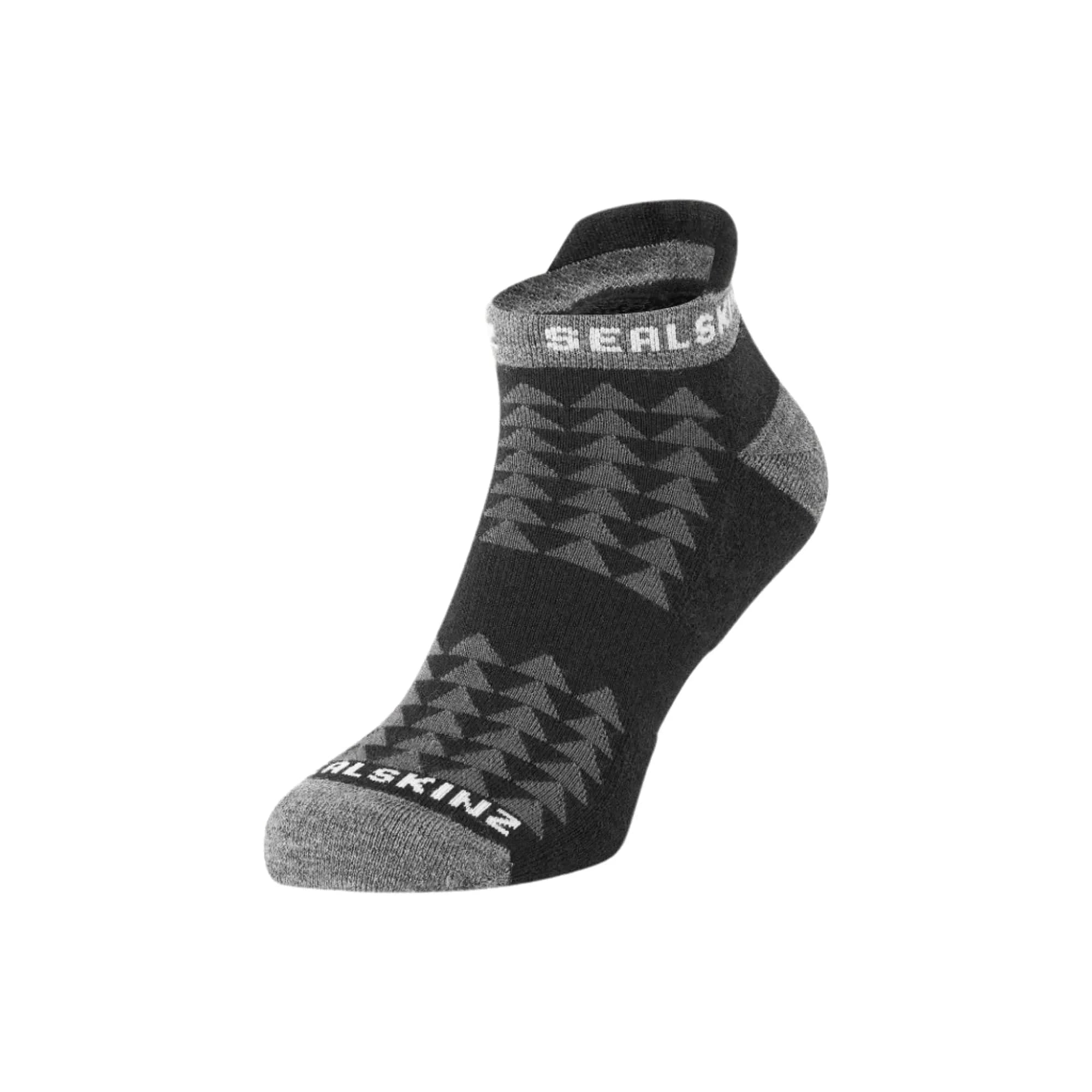 Sealskinz Wissington Merino Anklet Running Socks  -  Small / Black